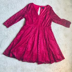 Red Lace All Occasion Dress